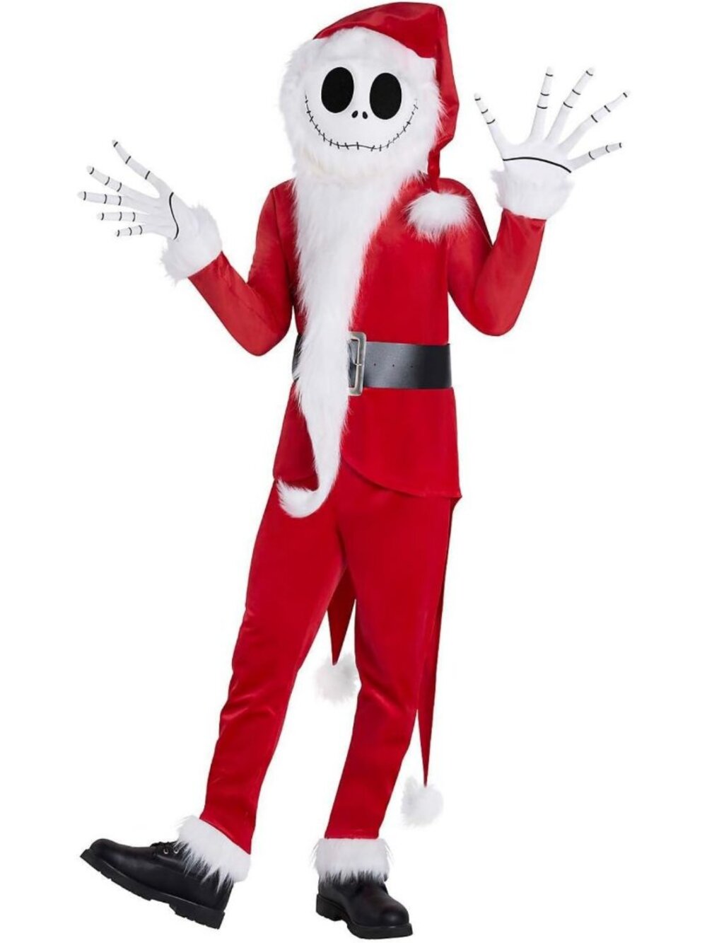 Spirit Halloween Adult Jack Skellington Santa Costume